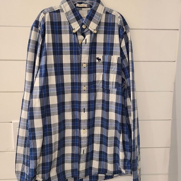 Abercrombie and Fitch long sleeve button down shirt - Picture 1 of 6